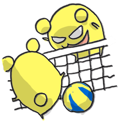 【LINEスタンプ】To cheer volleyball!!